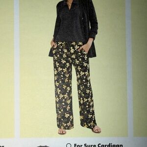 CAbi Set Up Pant - Floral Flowy Women's Pants